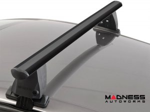 Alfa Romeo Giulia Roof Rack Cross Bars - for models w/o factory roof rails - Black 